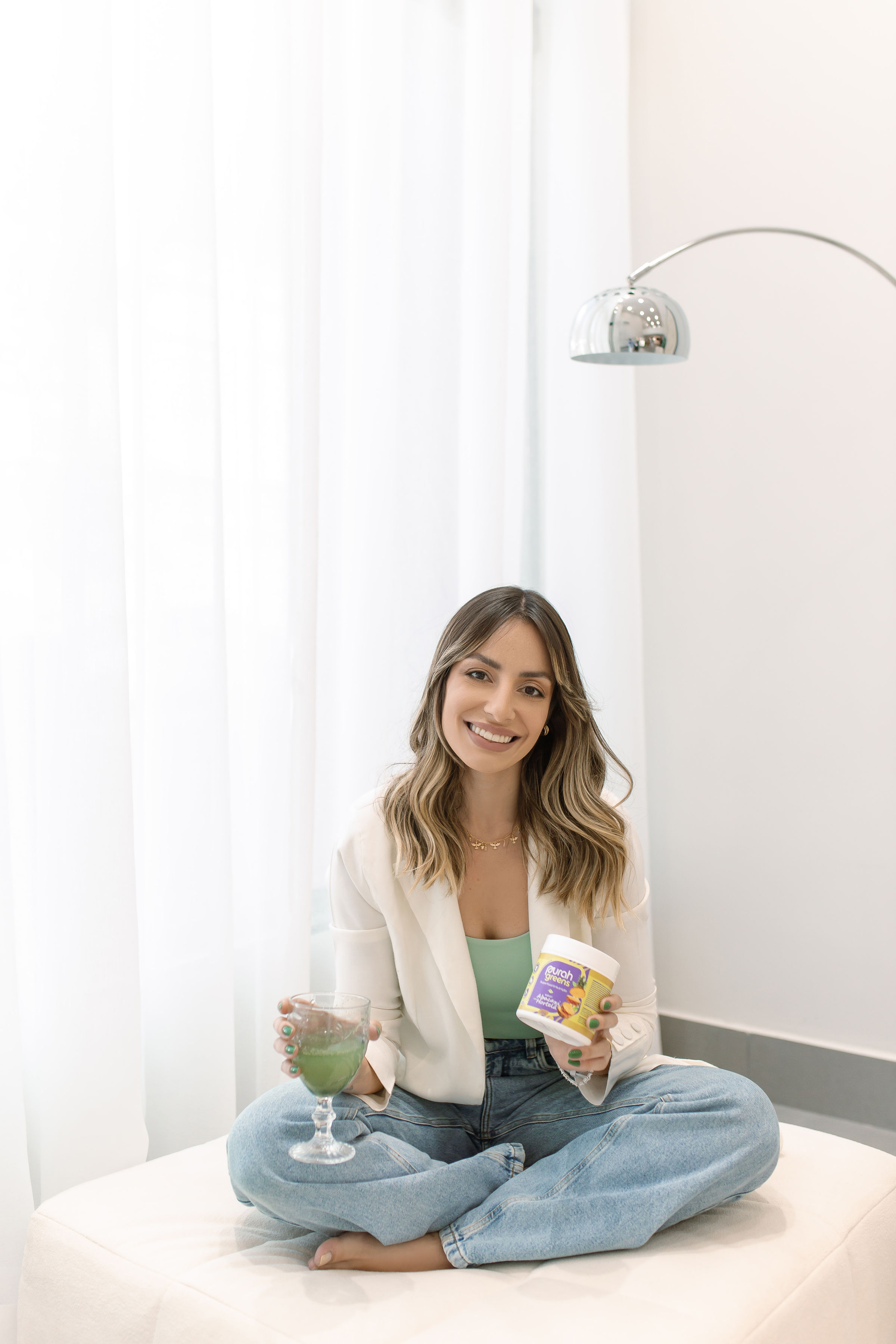 Gabi Baldo, criadora do Purah Greens